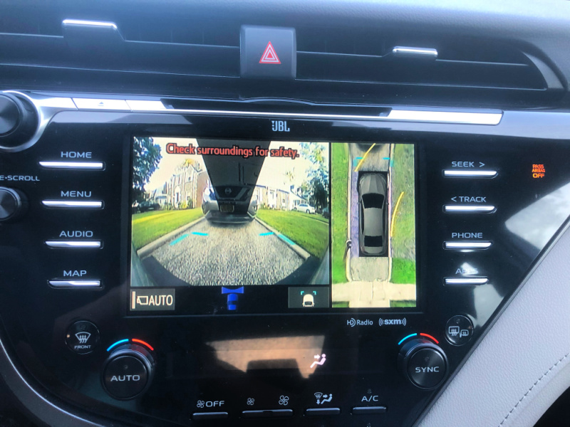 USED 2020 Toyota Camry XLE Hybrid: Safe, Fun and Cost-efficient 4-door Sedan 5 The 2020 Camry Hybrid Xle Is Stocked With Safety Features Like This Impeccably Crisp Birdseye View Camera.