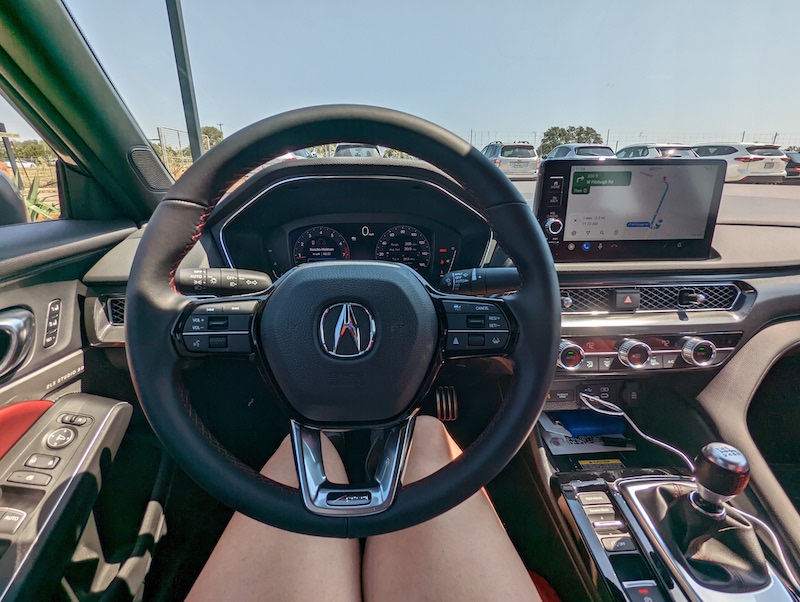 The 2023 Acura Integra Has A Lot To Love 6 2023 Acura Integra Cockpit. Photo: Annika Carter