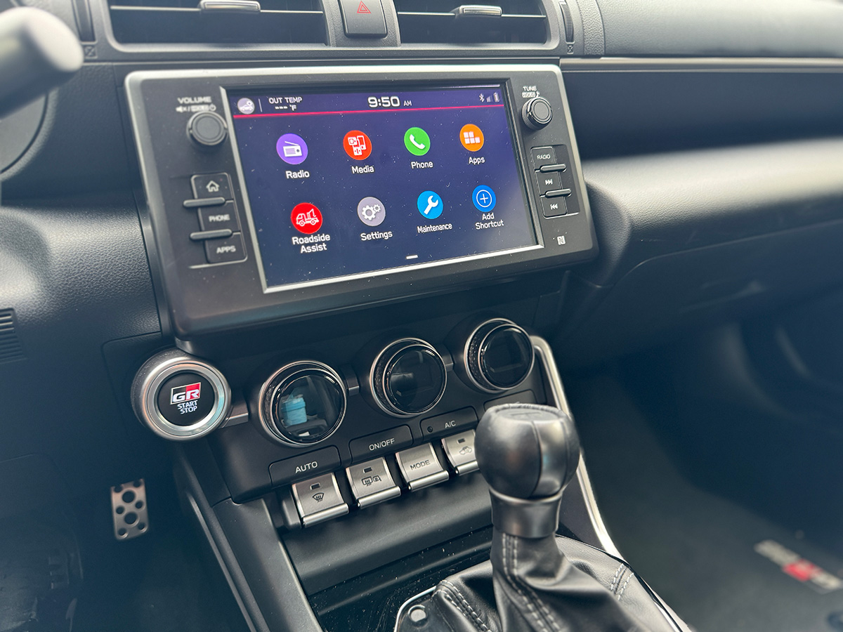 5 Reasons to Love the Toyota GR86 5 Multimedia Display In The Toyota Gr86