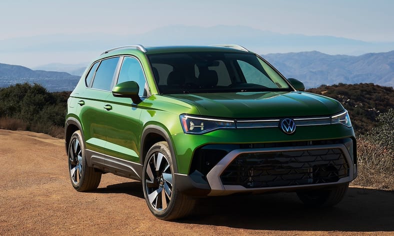 2025 VW Taos Just Got a Makeover with Winky New Lights, Shiny Treads and a Fresh New Face 3 2025 Vw Taos