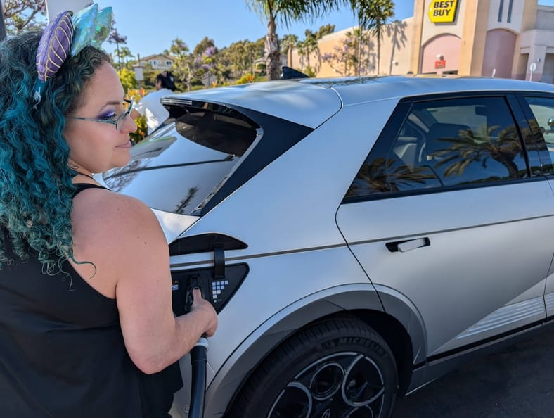 What It's like to Drive the First-Ever Disney-Themed Car: Hyundai Ioniq 5 Disney100 Platinum Edition 4 The Hyundai Ioniq 5 Disney 100 Has An 800 Volt Ev Charging System For Fast Charging