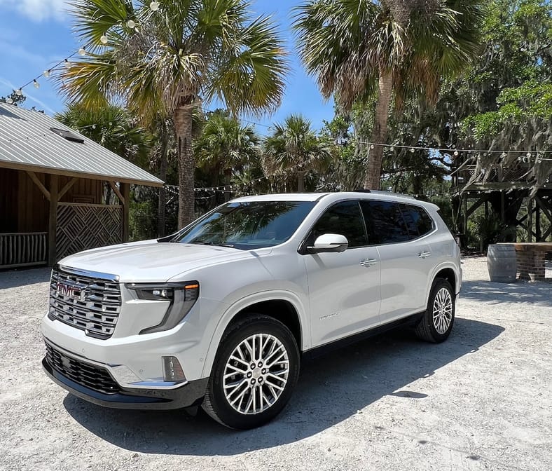2024 GMC Acadia First Drive: This Redesigned 3-Row SUV Gets It Right, With One (Possible) Exception 8 A Side View Of The 2024 Gmc Acadia