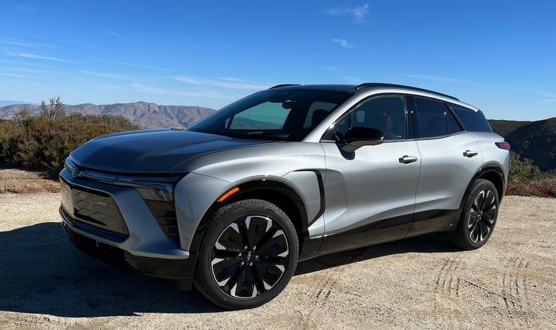 Chevy Equinox EV vs. Chevy Blazer EV: How to Tell Which Electric Car Is Right For You 3 A Side View Of The Chevy Blazer Ev