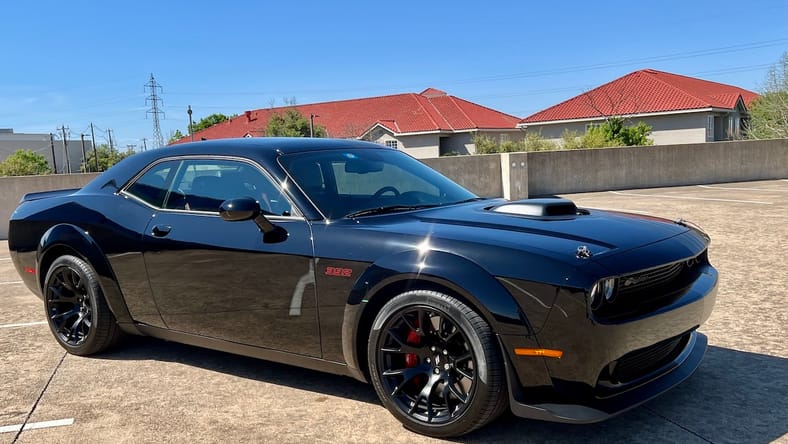 The Last of the Great American Muscle Cars: Dodge Challenger Shakedown Edition 2 A Side View Of The Iconic Dodge Challenger Shakedown Edition