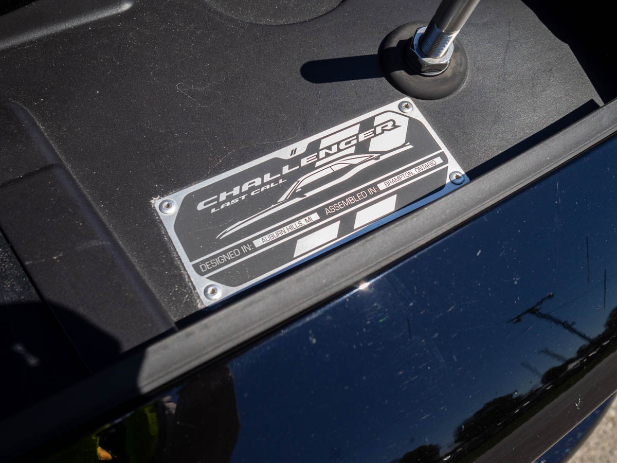 2023 Dodge Challenger Black Ghost Last Call Edition 10 A Girls Guide To Cars | 2023 Dodge Challenger Black Ghost Last Call Edition - All Last Call Editions Receive A Special Plaque Denoting Where They Were Designed And Assembled Cameron Aubernon