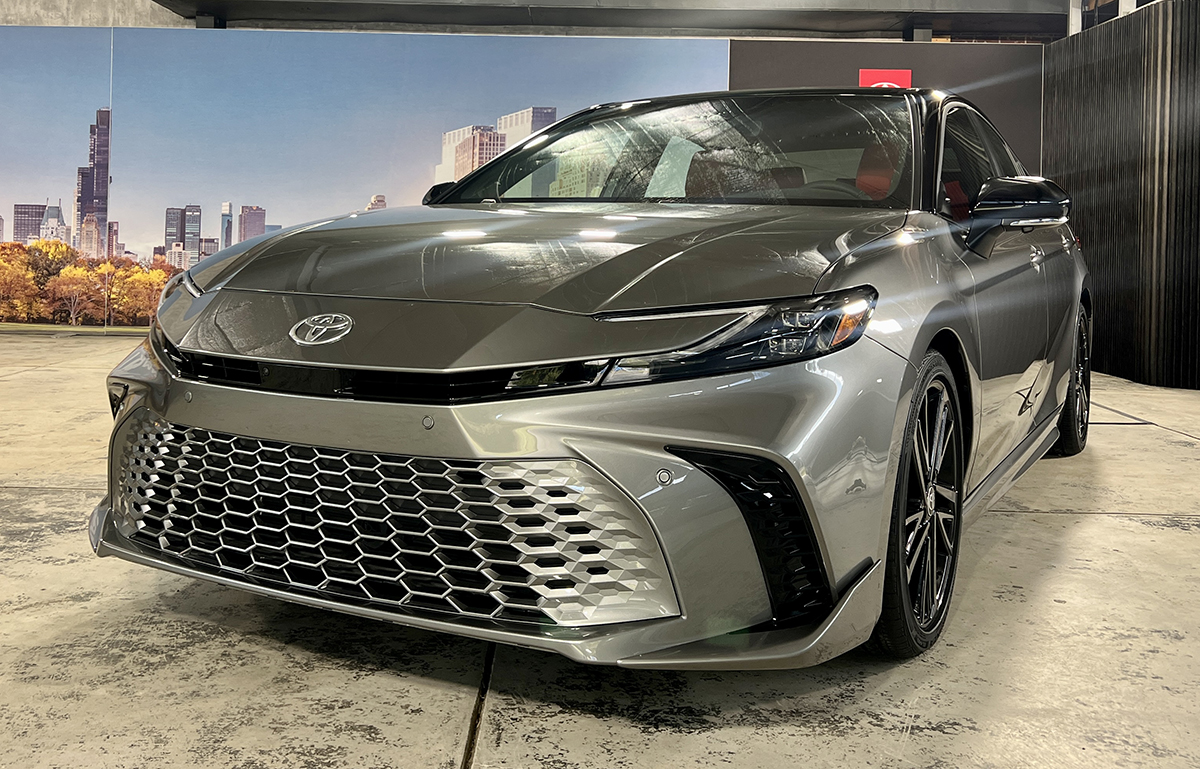 2025 Toyota Camry: More Style and Safety (and No More V6) 3 Beautiful Grille On The 2025 Toyota Camry Photo Connie Peters