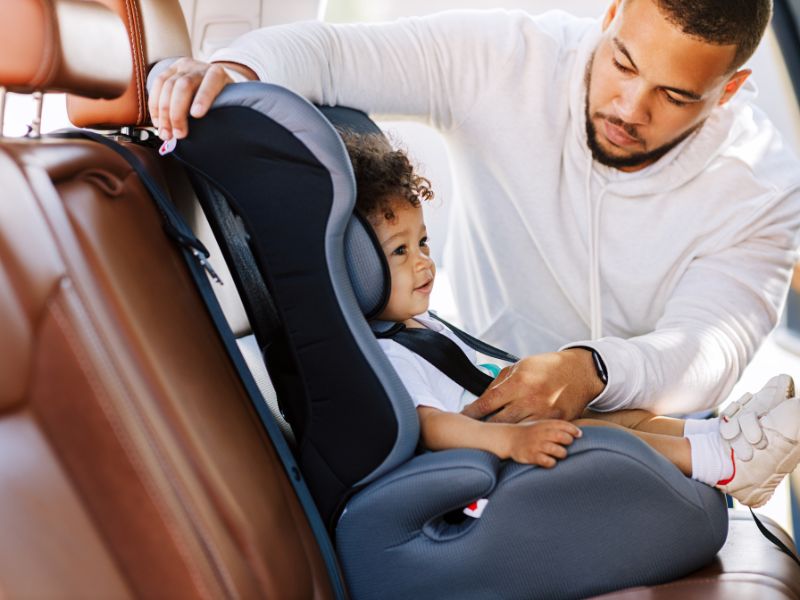Child Passenger Safety Week: It's Not Just About Kids Car Seats 4 Car Seat Being Installed Into A Car