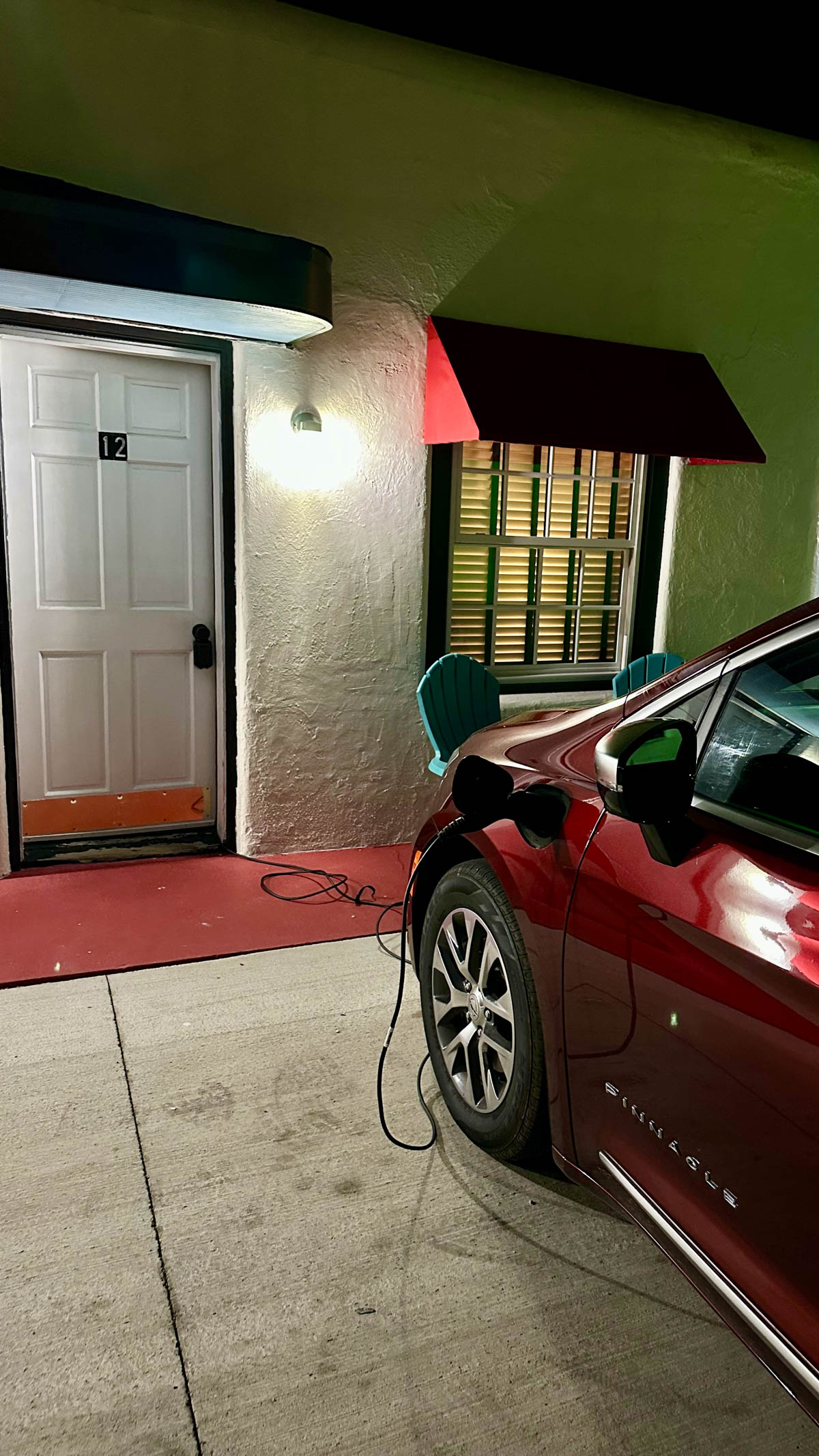 The Chrysler Pacifica Plug-In Hybrid Electric Minivan: This Ain’t Your Mama’s Minivan 8 Our Workaround For Plugging In The Chrysler Pacifica Ehybrid. Photo: Holli Fourniquet