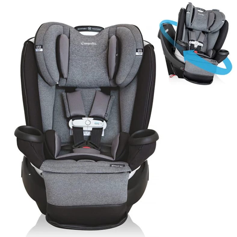7 Fantastic Child Car Seats That'll Transform Daily Drives and Road Trips 5 Evenflo Gold Revolve360 Extend Rotational All-In-One Best Child Car Seat