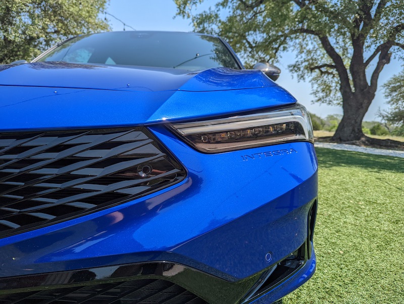 The 2023 Acura Integra Has A Lot To Love 5 I Love The Badging Under The Headlight. Photo: Annika Carter