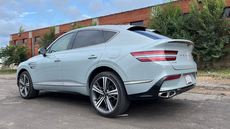 2025 Genesis GV80 Coupe First Drive: The Perfect Way to Fly From Your Empty Nest 5 The Rear Quarter View Of The 2025 Genesis Gv80 Coupe
