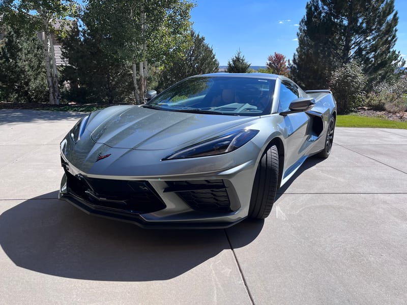 7 Sexy Sports Cars That Will Make You want to Drive 10 The Front End Of The 2023 Chevrolet Corvette Stingray. Photo: Sara Lacey