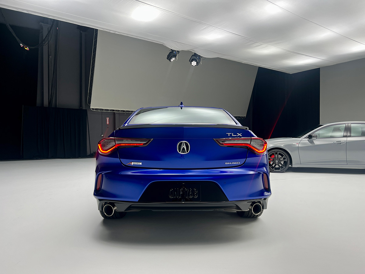 The Redesigned 2024 Acura TLX May Just Be the Perfect Hot Mom Car 5 Larger Exhaust Tips And The Updated Spoiler Acura Tlx