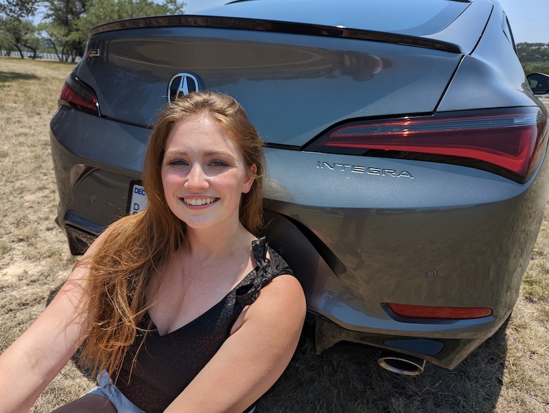 The 2023 Acura Integra Has A Lot To Love 12 Me And The Acura Integra. Photo: Annika Carter
