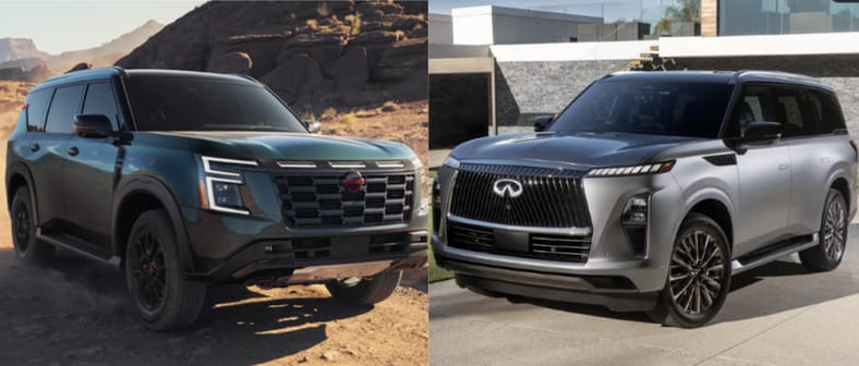 The 2025 Nissan Armada Is Plush and Luxury Filled. How Is it Different From the Infiniti QX80? 3 2025 Nissan Armada Vs 2025 Infinti Qx80