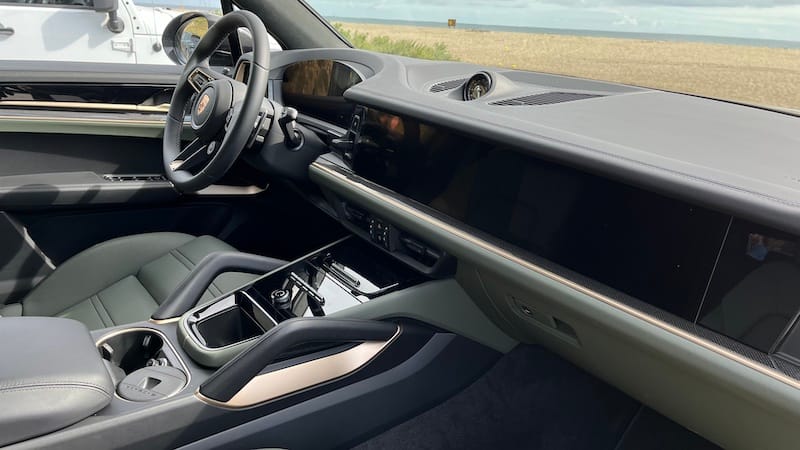 7 Sexy Sports Cars That Will Make You want to Drive 21 Porsche Cayenne Dashboard And Grab Handles. Photo: Sara Lacey