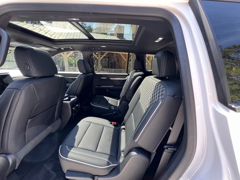 2024 GMC Acadia First Drive: This Redesigned 3-Row SUV Gets It Right, With One (Possible) Exception 13 Rear Seats In The 2024 Gmc Acadia Denali