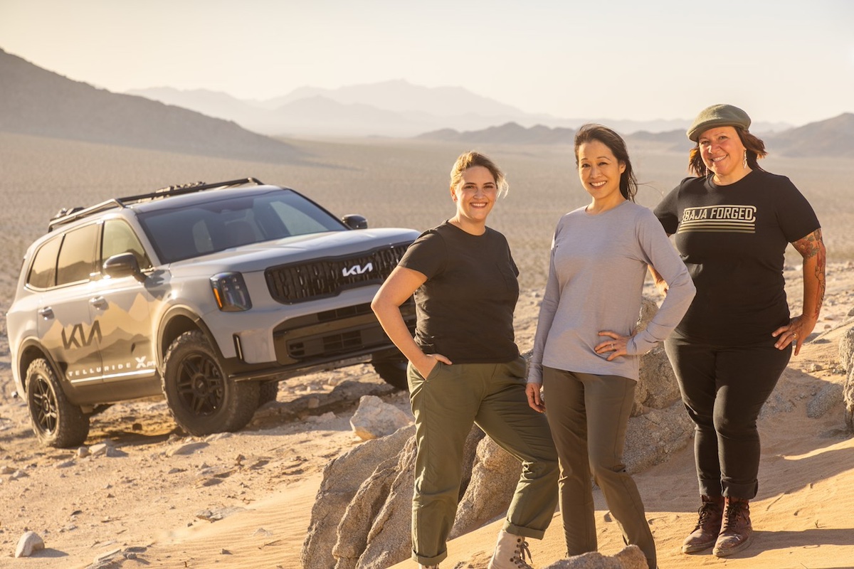 You Can Do Hard Things, and the Kia Telluride Team Proved it at the 2023 Rebelle Rally 3 2023 Rebelle Rally Kia Team. Photo: Kia