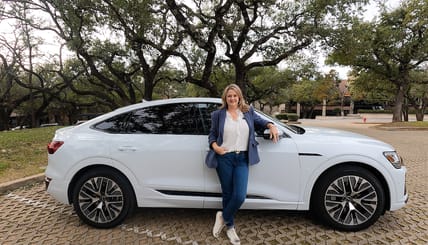 Road Test: The Audi Q8 e-tron S Line Quattro Knows How Make a Girl Feel Special 5 Scotty Reiss With The 2024 Audi Q8 E-Tron S Line