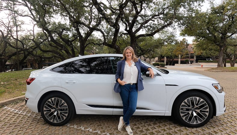 Song of the Summer? That’s Espresso. The Best Cars Of the Summer? These'll Mountain Dew It For You 6 Scotty Reiss With The 2024 Audi Q8 E-Tron S Line
