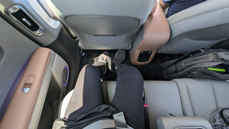 What It's like to Drive the First-Ever Disney-Themed Car: Hyundai Ioniq 5 Disney100 Platinum Edition 10 Spacious Rear Seats Hyundai Ioniq 5 Disney100