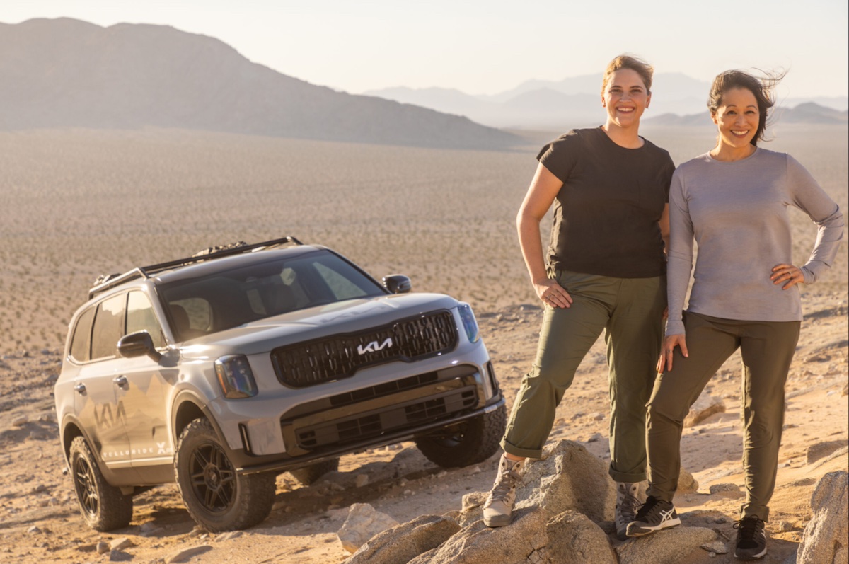 You Can Do Hard Things, and the Kia Telluride Team Proved it at the 2023 Rebelle Rally 5 Team Kialoha. Photo: Kia