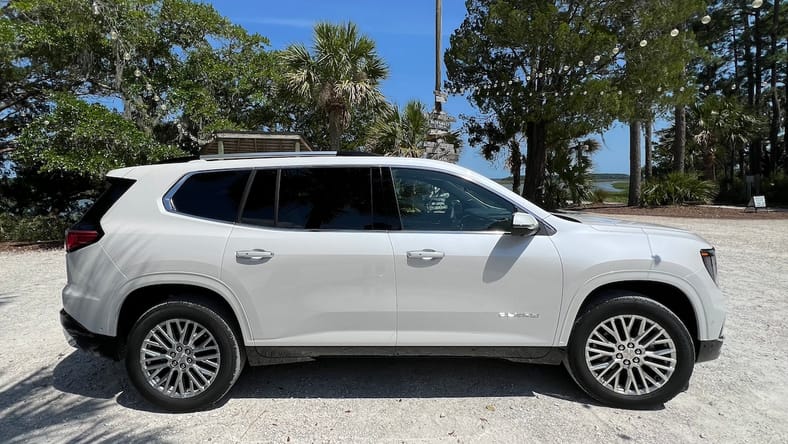 The Ultimate Car Seat Challenge: Which 3-Row SUVs Fit Child Car Seats the Best? 7 The 2024 Gmc Acadia In White