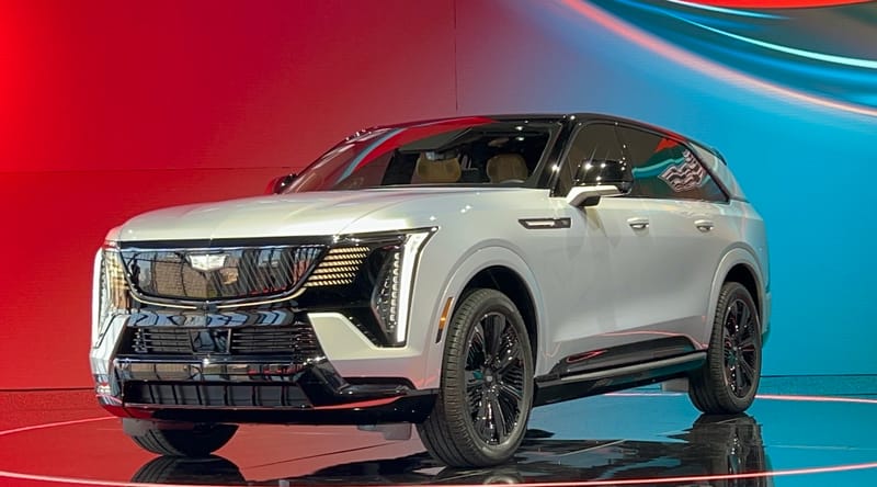 Why We're So Excited to Drive the Cadillac Escalade IQ... It'll Be Worth the Wait 5 The 2025 Cadillac Escalade Iq Looks Sharp In White And Black