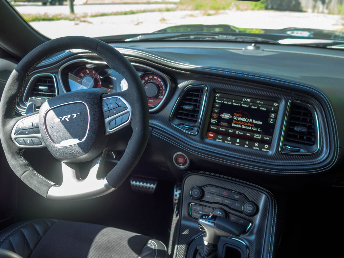 2023 Dodge Challenger Black Ghost Last Call Edition 6 A Girls Guide To Cars | 2023 Dodge Challenger Black Ghost Last Call Edition - The Black Ghost S Command Center Full Of Knobs Buttons. And Access To Excitement Cameron Aubernon