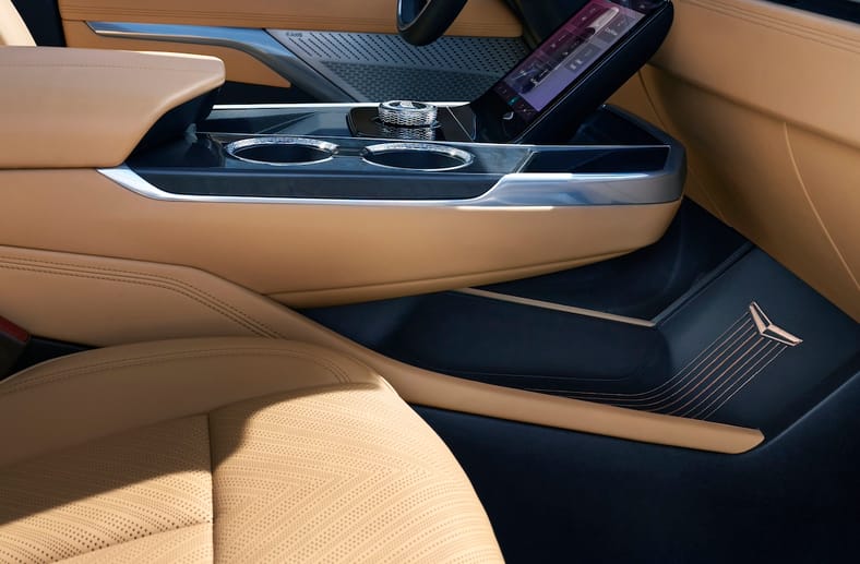 Why We're So Excited to Drive the Cadillac Escalade IQ... It'll Be Worth the Wait 8 Side View Of Rear Command Center Screen