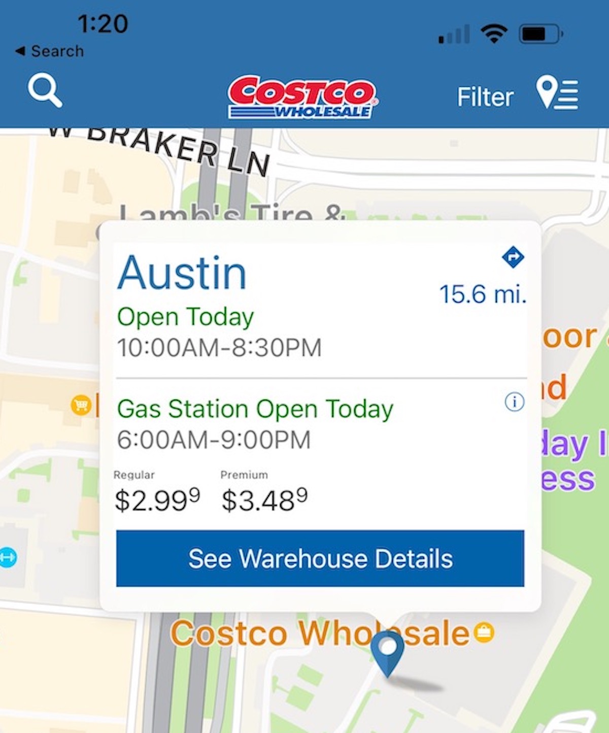 How to Be the Queen of Getting Gas in the Morning 9 The Costco App Shows Gas Its Station Locations And Prices; This Is A Great Place To Get Cheap Gas. Photo: Scotty Reiss