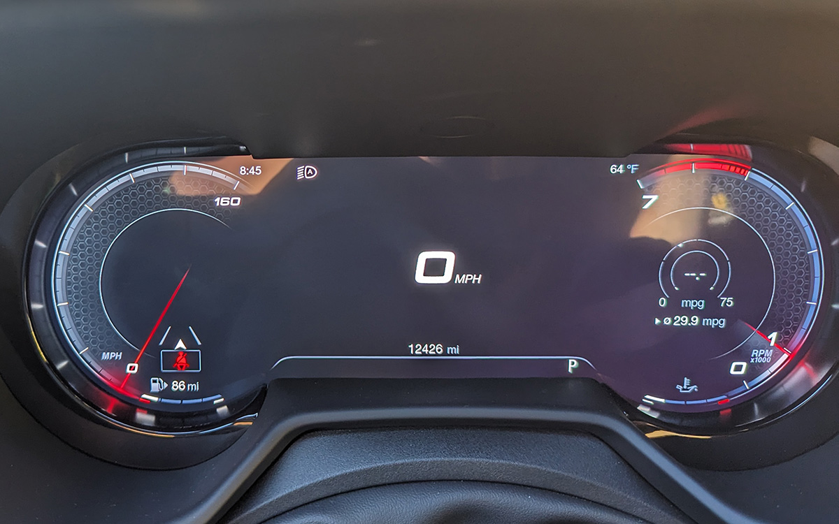 Dodge Hornet GT: Tuned Into Value 6 The Digital Gauge In The Dodge Hornet.