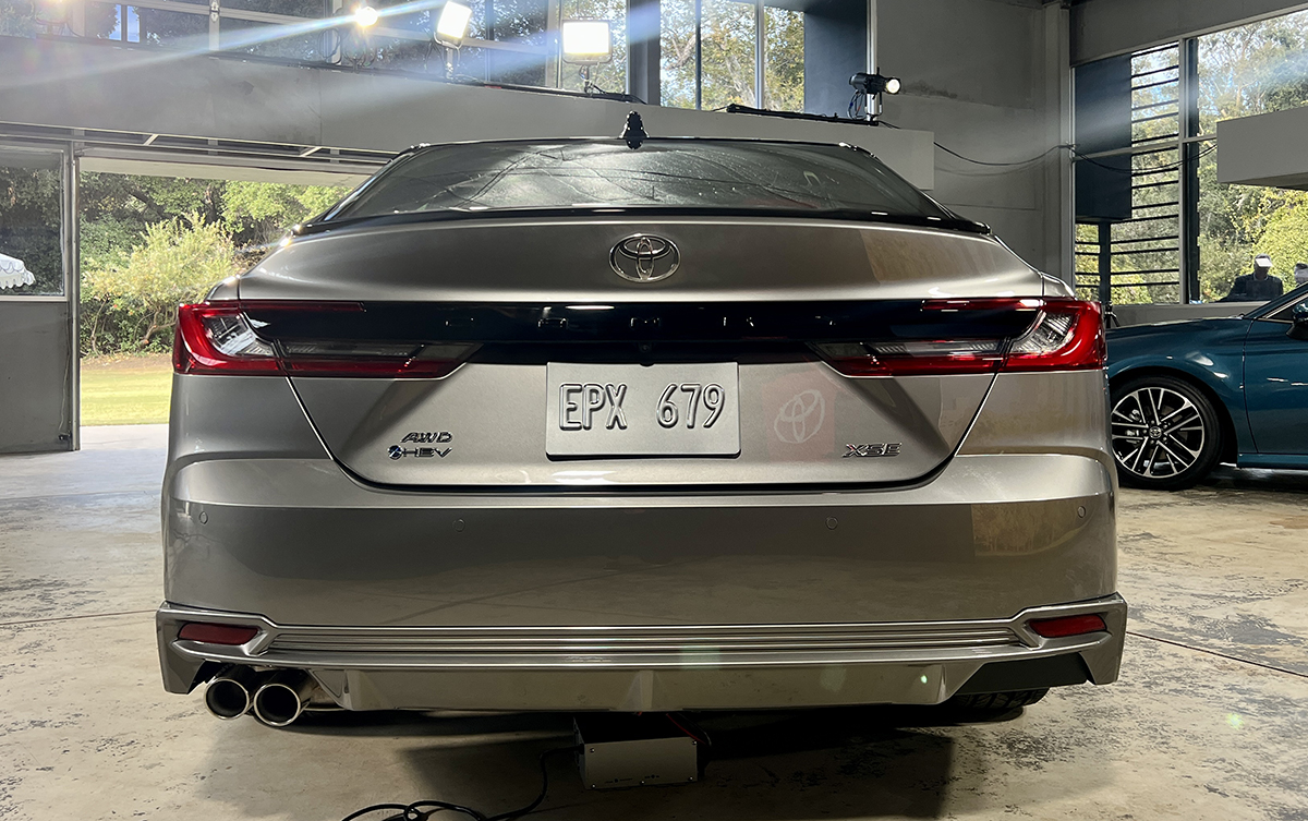 2025 Toyota Camry: More Style and Safety (and No More V6) 4 The Distinct Back End Of The 2025 Toyota Camry Photo Connie Peters