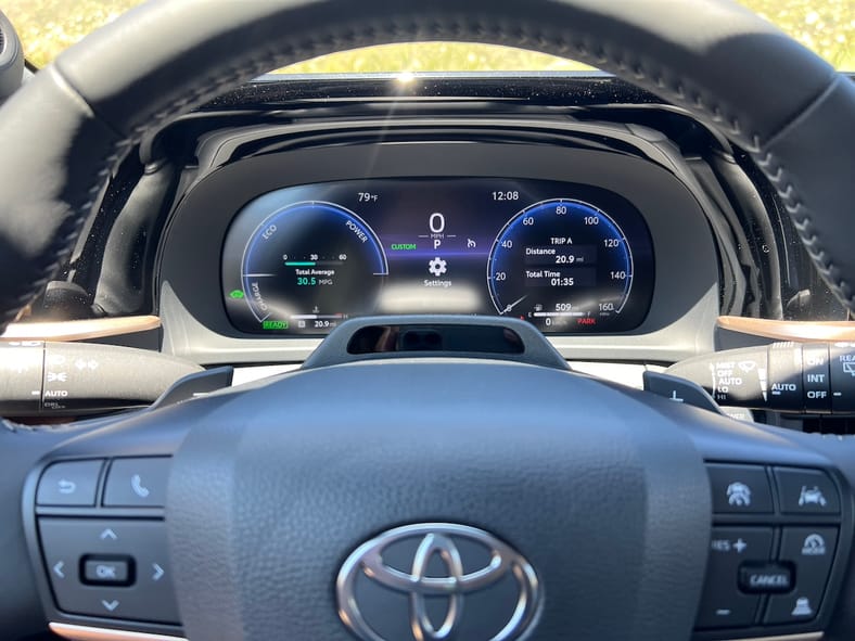 Shhh... the 2025 Toyota Crown Signia Delivers Low-Key Luxury Without the Flash 6 The Digital Rear View Mirror In The 2025 Toyota Crown Signia
