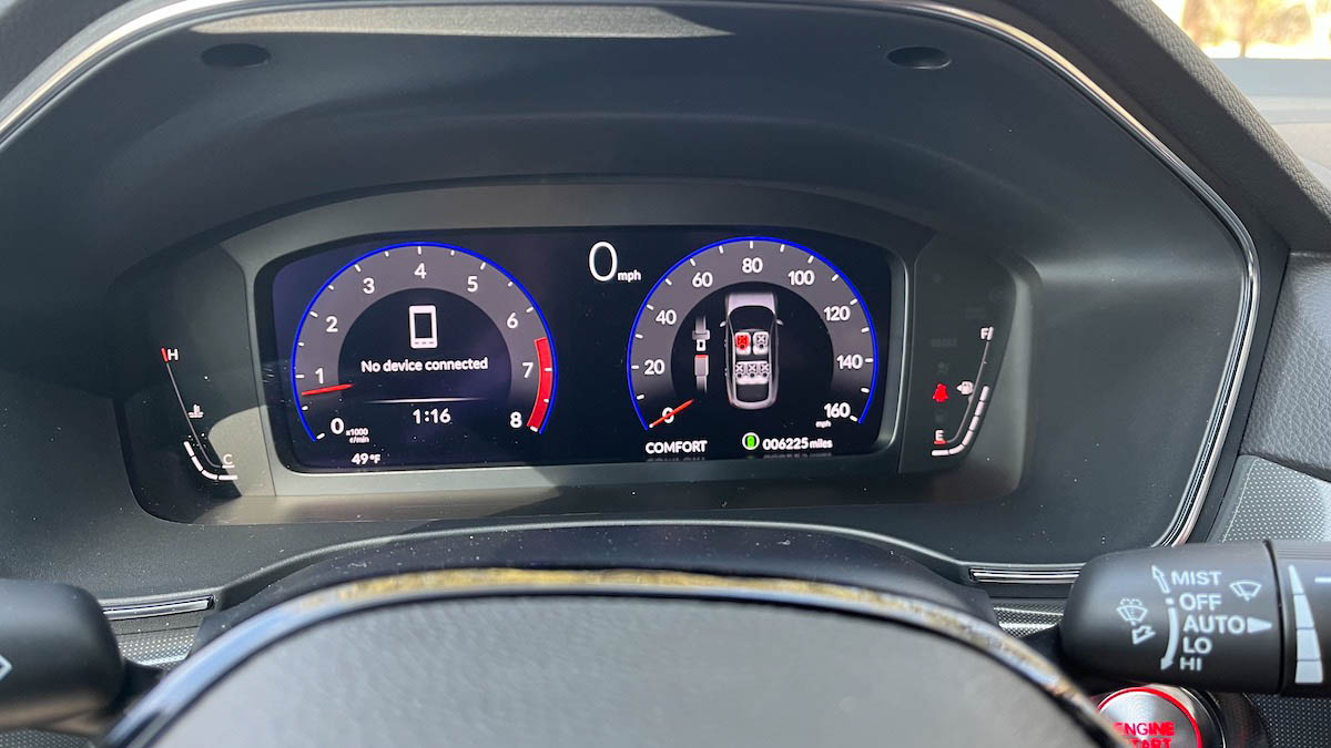 2023 Acura Integra A-Spec Review - A Fabulous Nod to its Younger Self 7 The Drivers Gauges Are Digital In The Acura Integra A-Spec.