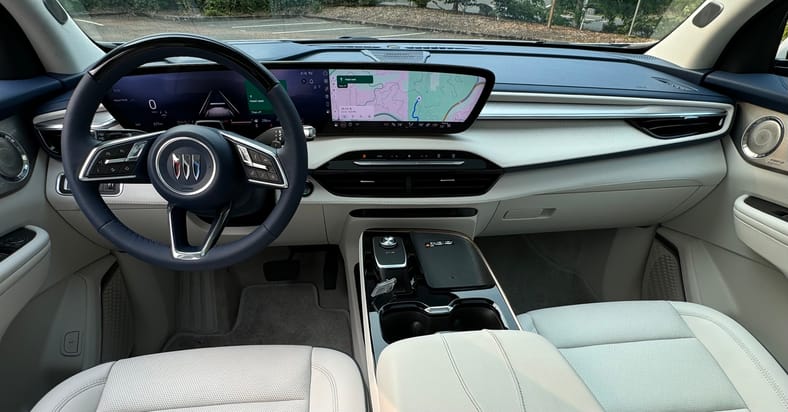 2025 Buick Enclave First Drive: This Modern, Elegant 3-row SUV Is All That, and More 3 The Front Cabin In The 2025 Buick Enclave