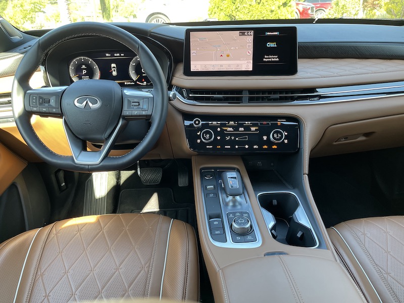 7 Wonderful 7 Passenger Luxury SUVS, At Home, at School - Or Neiman Marcus 7 The Front Cabin In The Infiniti Qx60