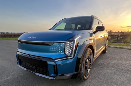 Your Top Electric Vehicle Questions Explained with Kia's Head of EV Planning 8 The Front End Of The Kia Ev9 Electric Vehicle