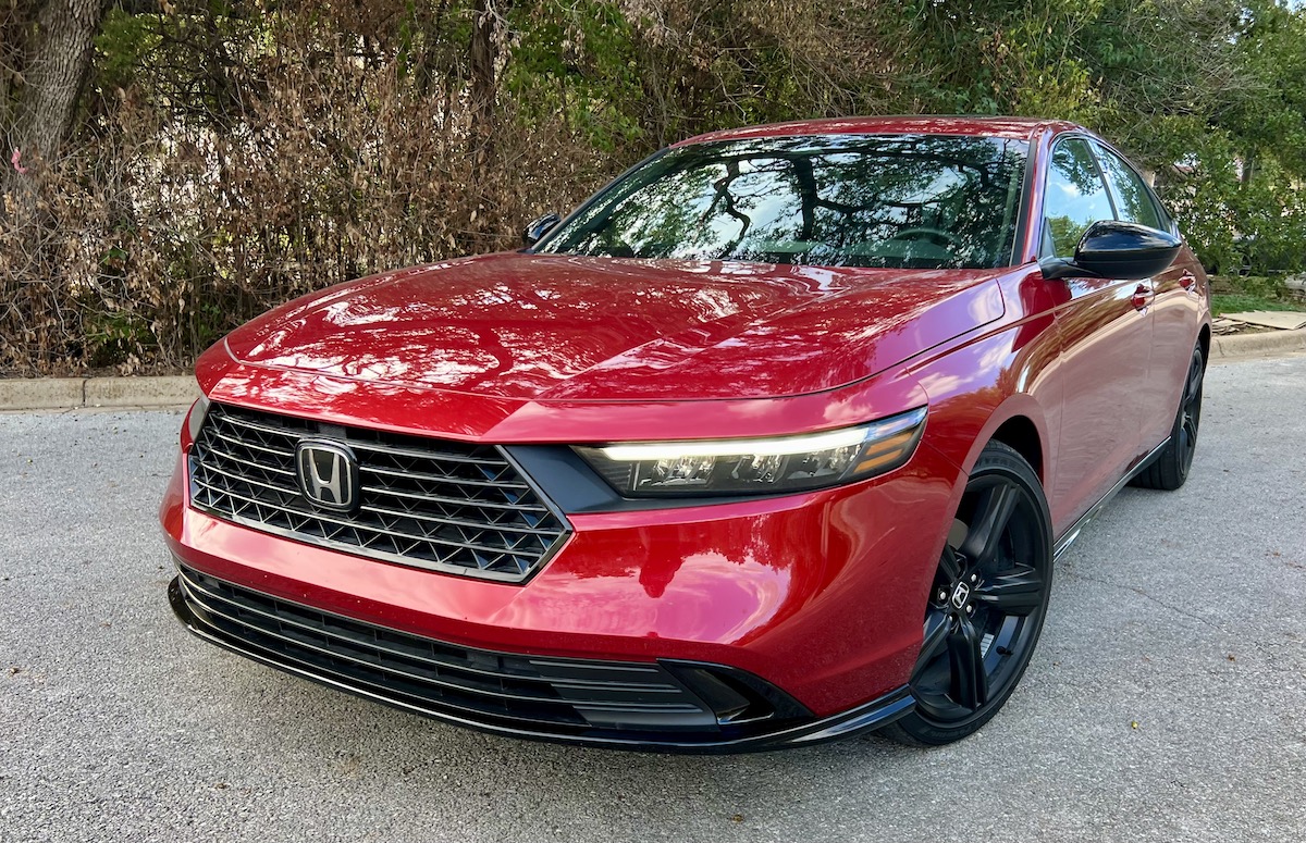 2023 Honda Accord Hybrid Sport Review: Why This Sedan is So Popular 4 The Front Of The 2023 Honda Accord Hybrid Sport