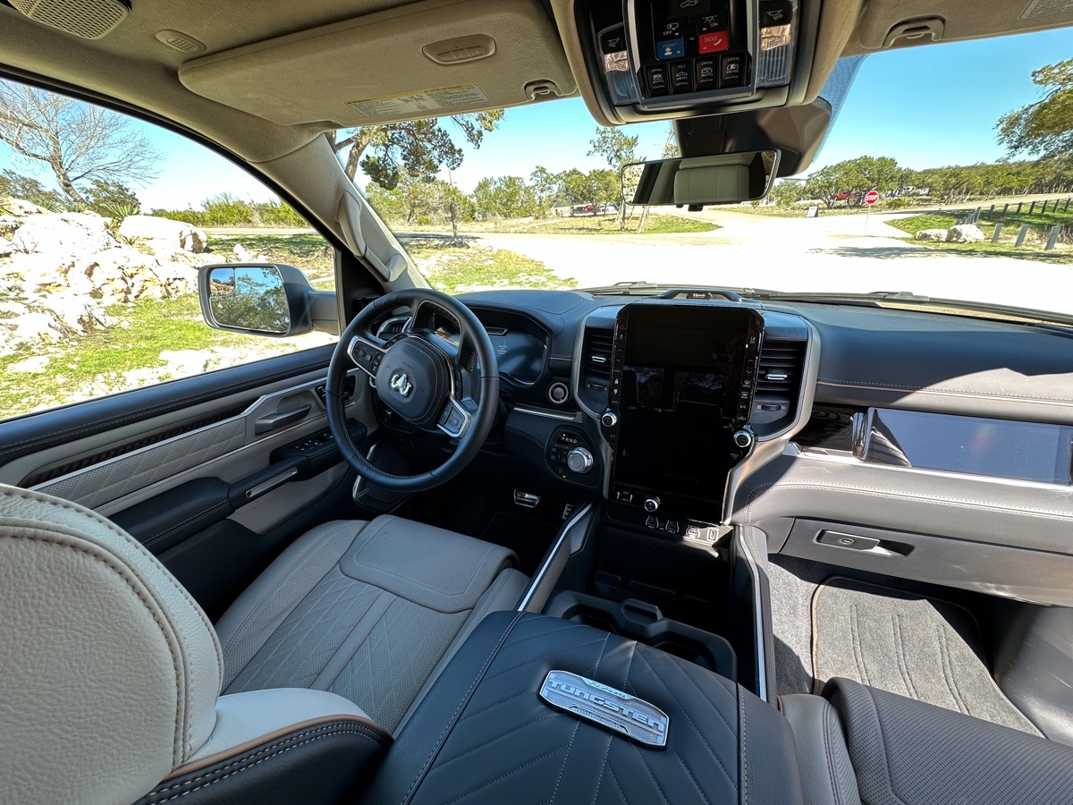 2025 Ram 1500 First Drive: There's a Hurricane Under the Hood! 3 The Front Seat In The 2025 Ram 1500