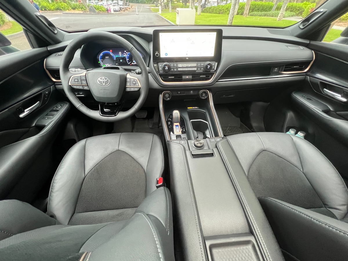 2024 Toyota Grand Highlander First Drive: A Roomy, Luxe 3-row SUV That’s Easy on Gas 4 The Front Seat In The Hybrid Max Platinum