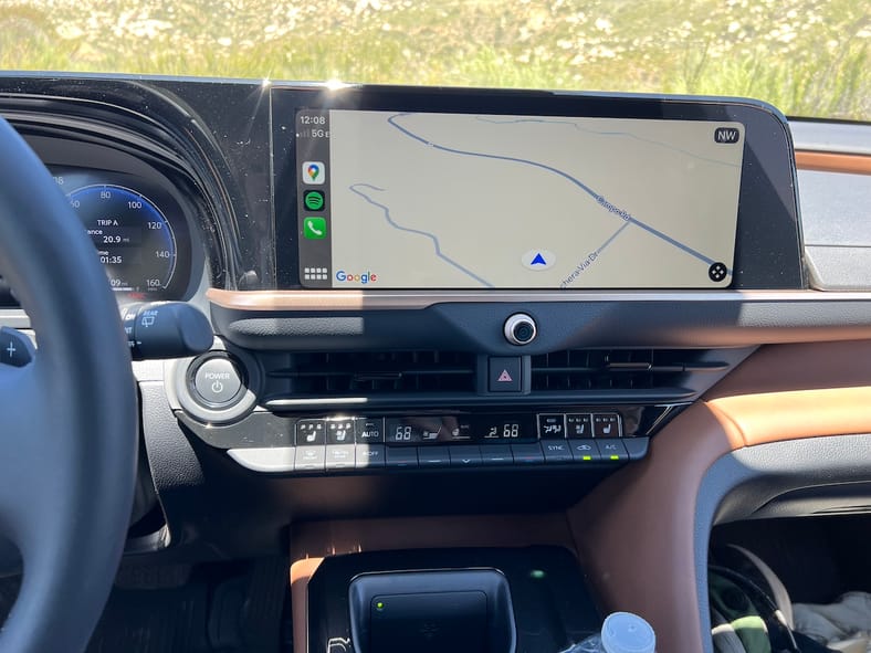 Shhh... the 2025 Toyota Crown Signia Delivers Low-Key Luxury Without the Flash 10 The Large Multimedia Screen