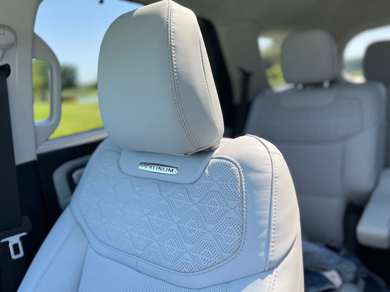 2025 Ford Explorer First Drive: This Empowering Family SUV Was Re-Styled for the Digital Age. Here's What You Need to See 8 The Platinum Version Of The 2025 Ford Explorer Has Leather Seats