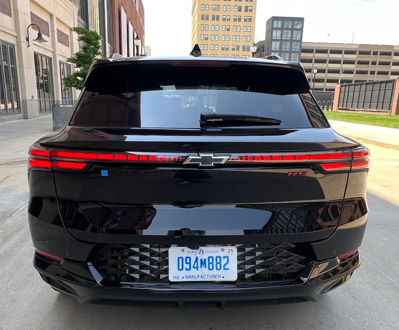 2024 Chevrolet Equinox EV First Drive: There’s A Lot to Love In This Compact Electric SUV 8 The Rear End Of The Chevrolet Equinox Ev
