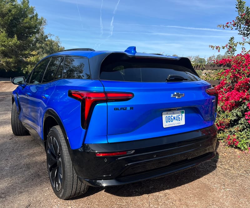 Chevy Equinox EV vs. Chevy Blazer EV: How to Tell Which Electric Car Is Right For You 7 The Rear Of The Chevrolet Blazer Ev Rs