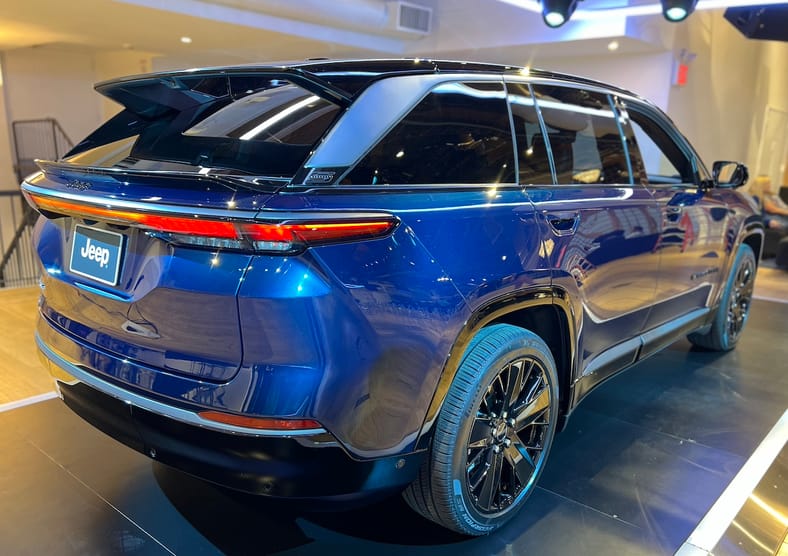 Jeep Has Some Powerful Goodies In Store: Meet the Jeep Wagoneer S and Wagoneer Trailhawk 4 The Rear Of The Jeep Wagoneer S