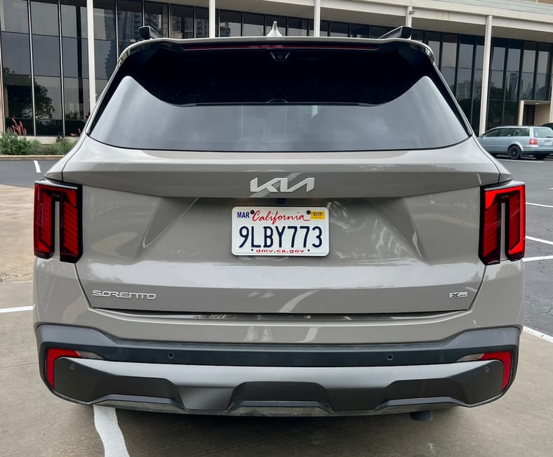 2024 Kia Sorento X-Pro Review: Modern Style and Great Comfort in a Family SUV 14 The Rear Of The Kia Sorento X-Pro