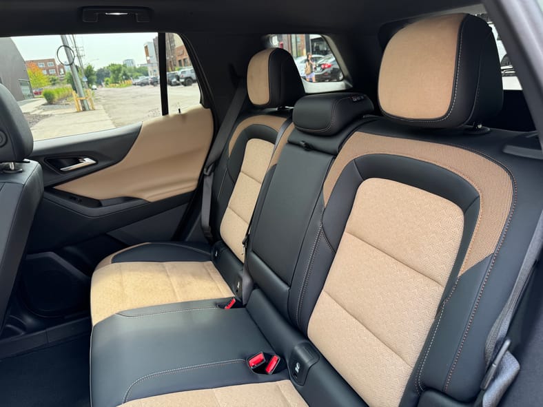 2025 Chevrolet Equinox First Drive: This Sensible SUV Is Now Sportier And More Tech-Filled 12 The Rear Seat In The 2025 Chevrolet Equinox