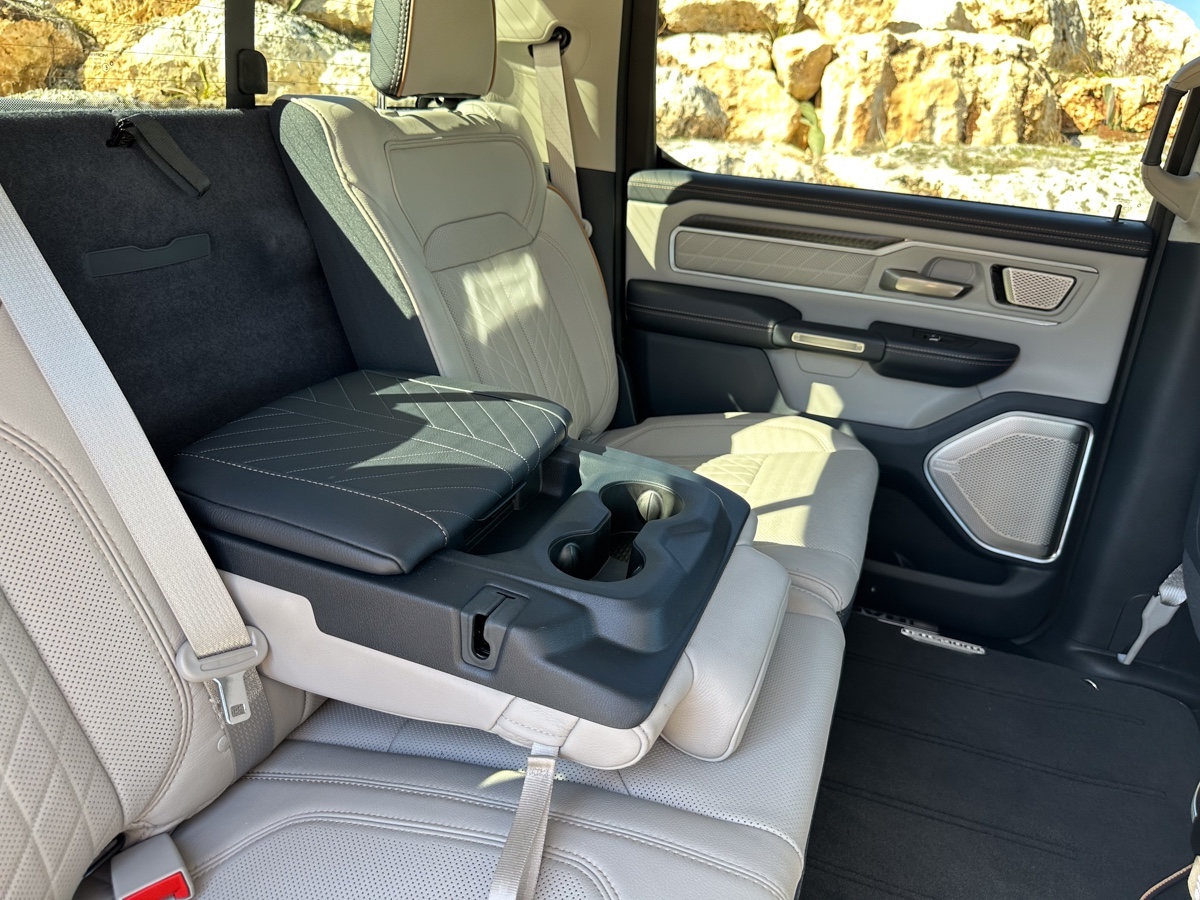 2025 Ram 1500 First Drive: There's a Hurricane Under the Hood! 7 The Rear Seat In The 2025 Ram 1500 Is Quite Luxe