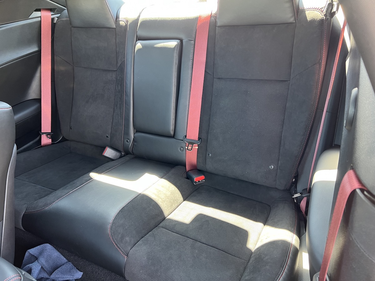The Last of the Great American Muscle Cars: Dodge Challenger Shakedown Edition 6 The Rear Seat In The Challenger Seats Two, But Tightly
